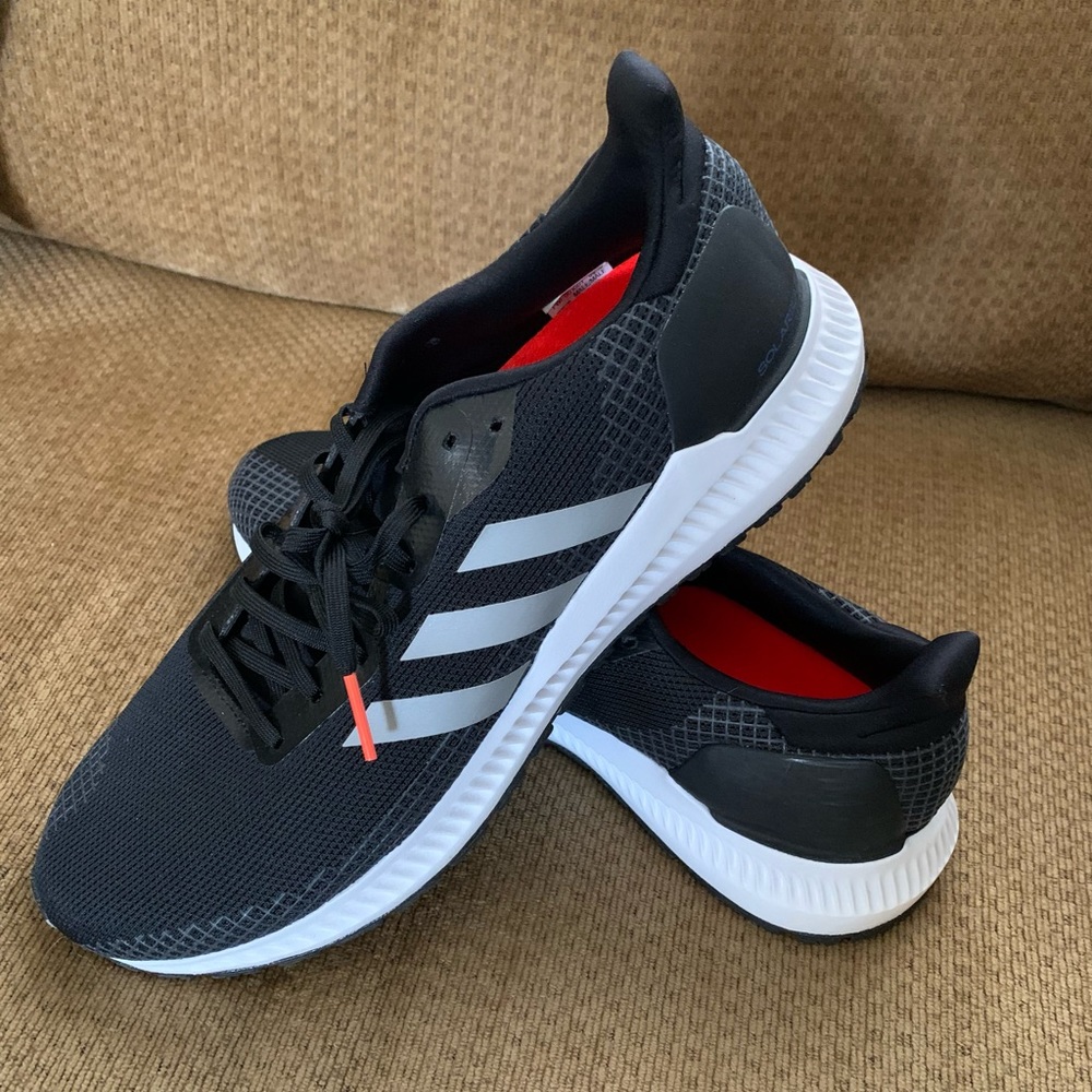 Adidas Solar Blaze Running Sneaker, Size 13 Men, Black